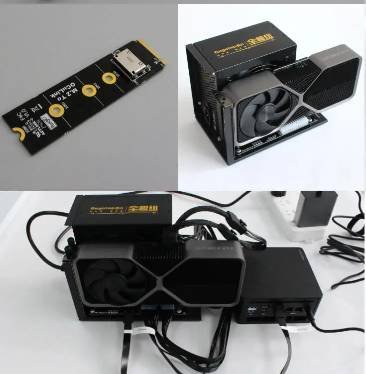 Oculink Egpu Mini Pc - Para m.2 nvme para sff8612 oculink