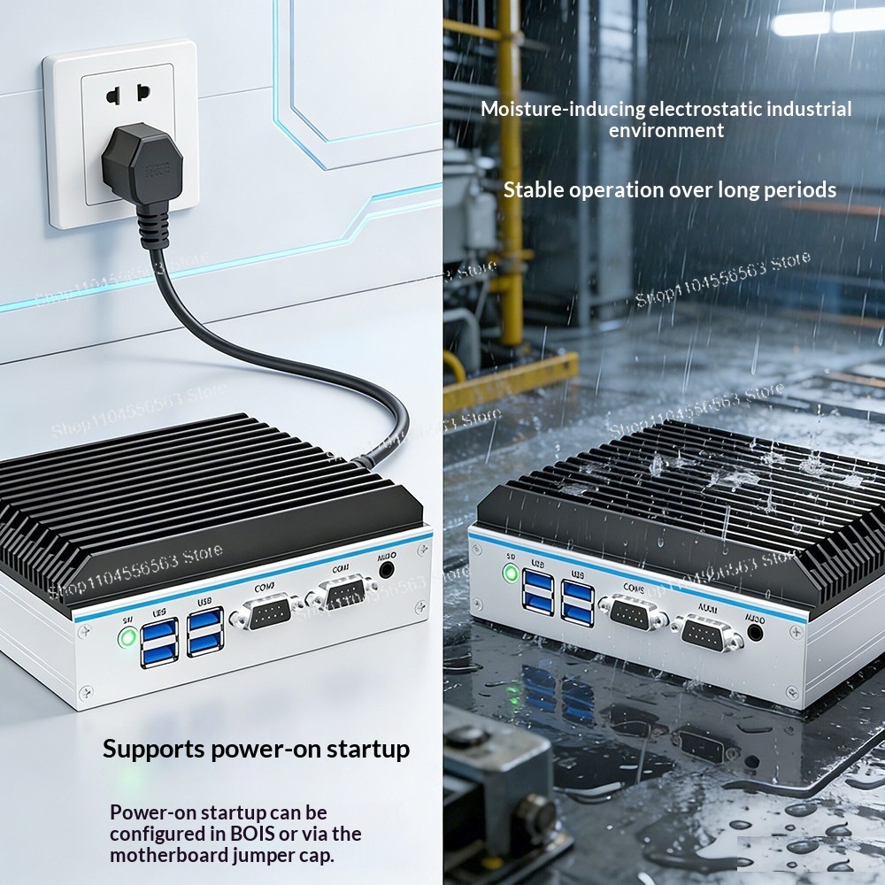 Mini PC Industrial N100 Quad C - Fanless Industrial Pc Rs485 Core I7 avaliação e preço