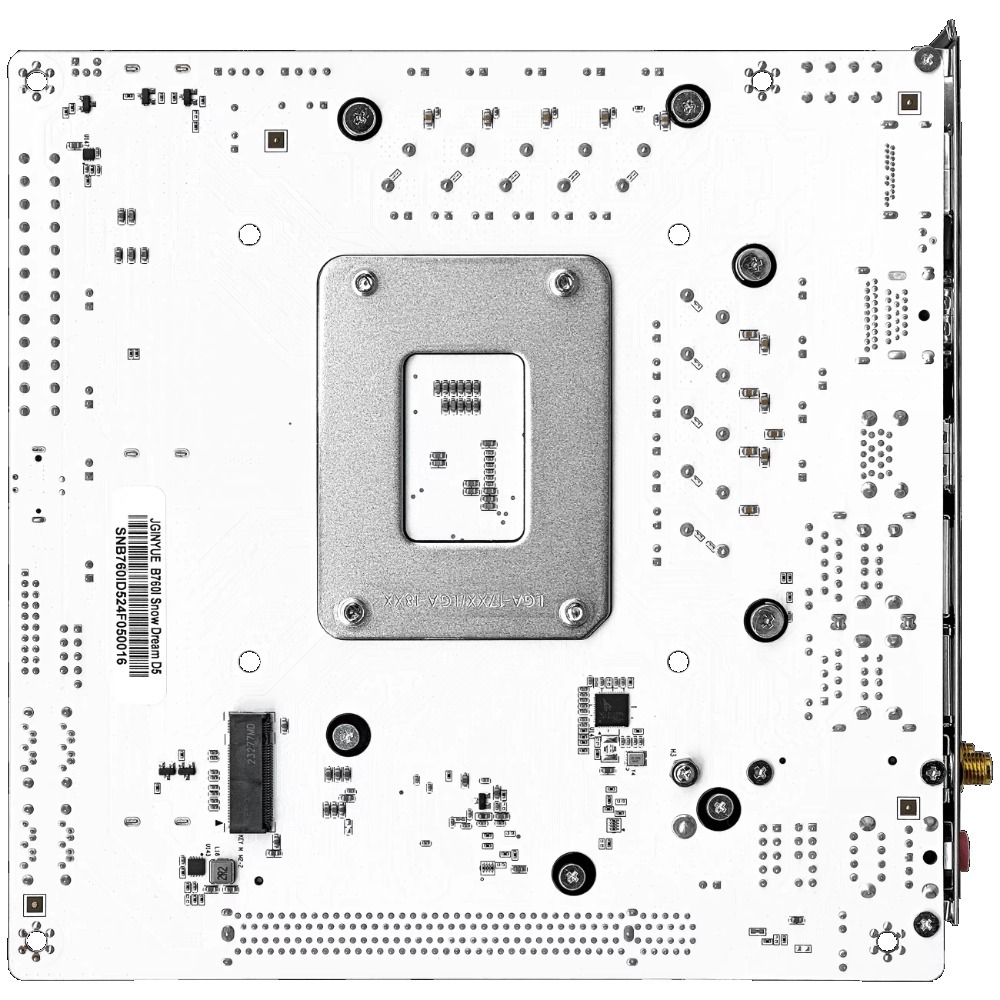 Placa-mãe JGINYUE B760i-Snow D - Lga1700 Itx Motherboard Ddr5 avaliação e preço