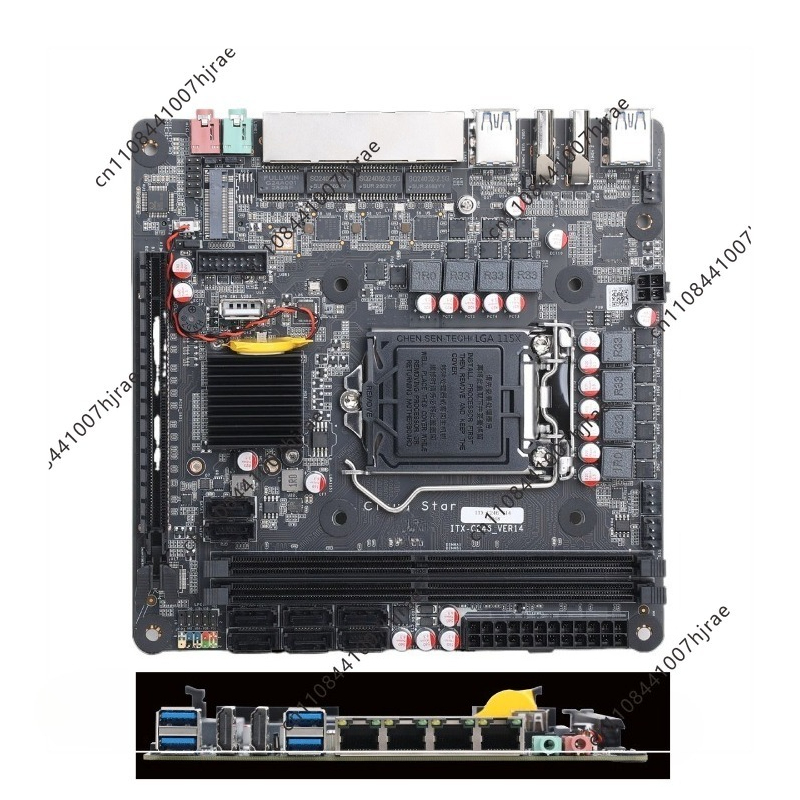 Placa-Mãe Mini ITX C246 NAS LG - Nas Motherboard 8 Sata Mini Itx avaliação e preço