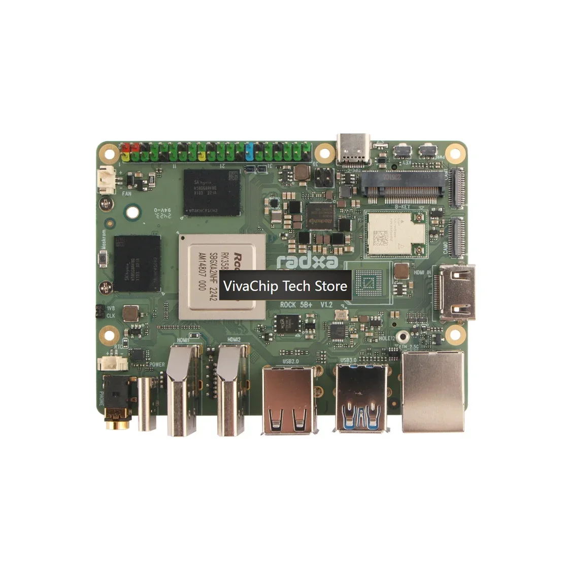 VivaChip TechRadxa ROCK 5B+ co - Rockchip Rk3588 Development Board avaliação e preço